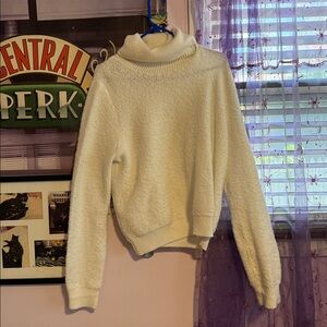 mango bouclé sweater